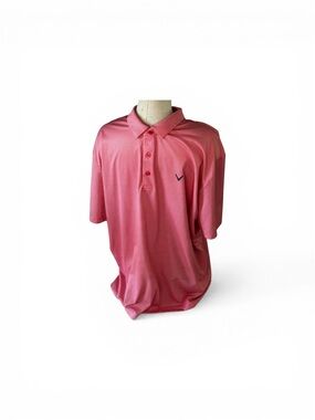 Callaway Men's Coral-Pink Performance Polo